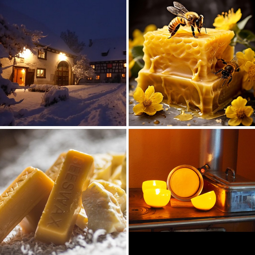 Winter am Bodensee und Workshop Kerze selbst herstellen