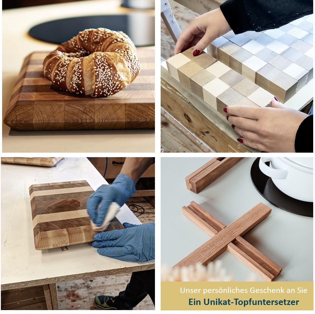 Schreinerworkshop Schneidebrett selbst herstellen Bodensee